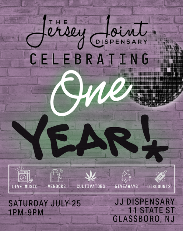1 Year Anniversary of Jersey Joint Dispensary