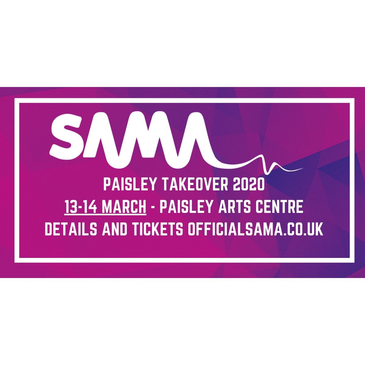 SAMA's Paisley Takeover 2020 ANNOUNCED