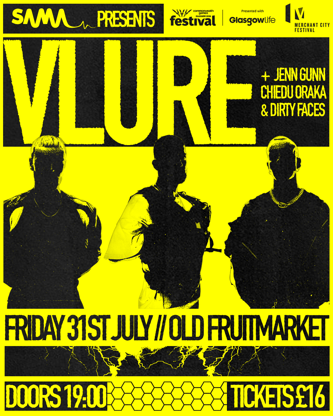 VLURE, Chiedu Oraka, Dirty Faces, Jenn Gunn announced for SAMA Merchant City Festival