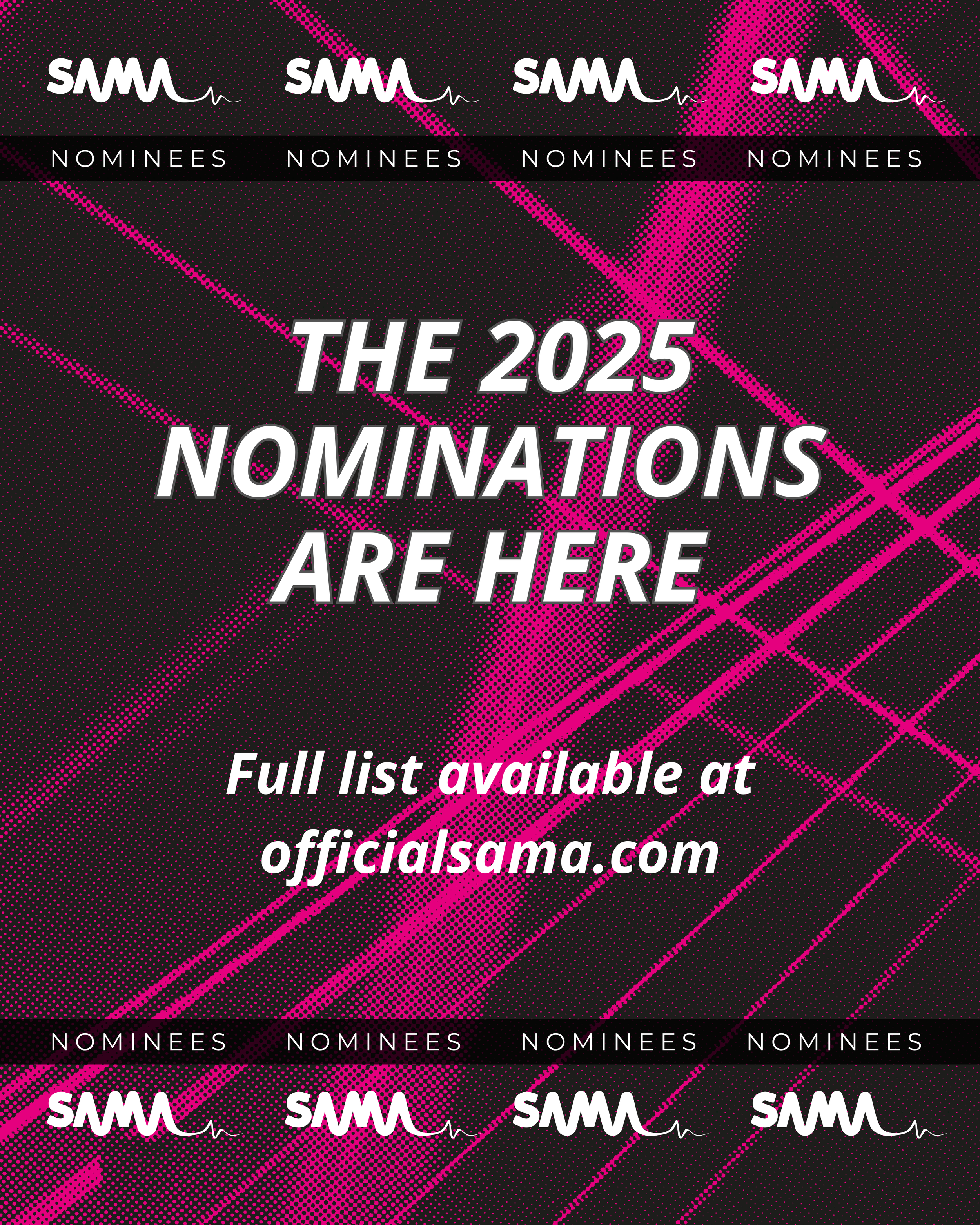 SAMA 2025 Nominees Revealed