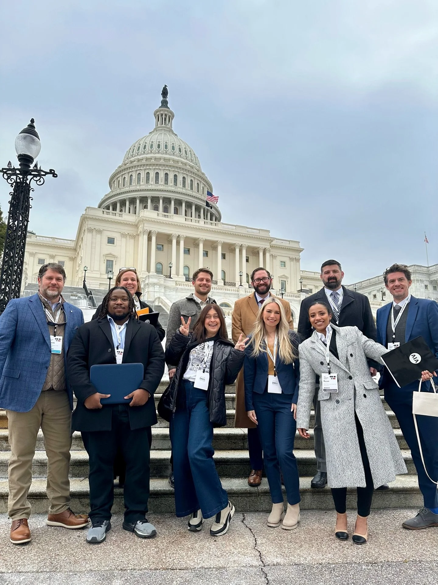 American Institute of Architects leaders from across the country united on Capitol Hill, advocating for legislative policies affecting our profession and communities. Grateful for lawmakers supporting our mission to protect public health, safety, and