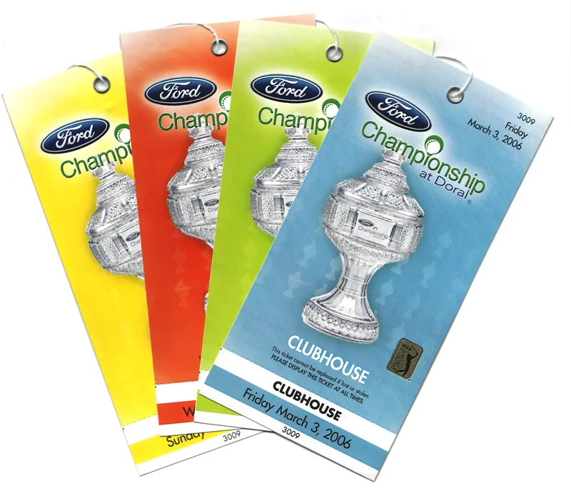 PGA Ford Championship at Doral Admission Passes