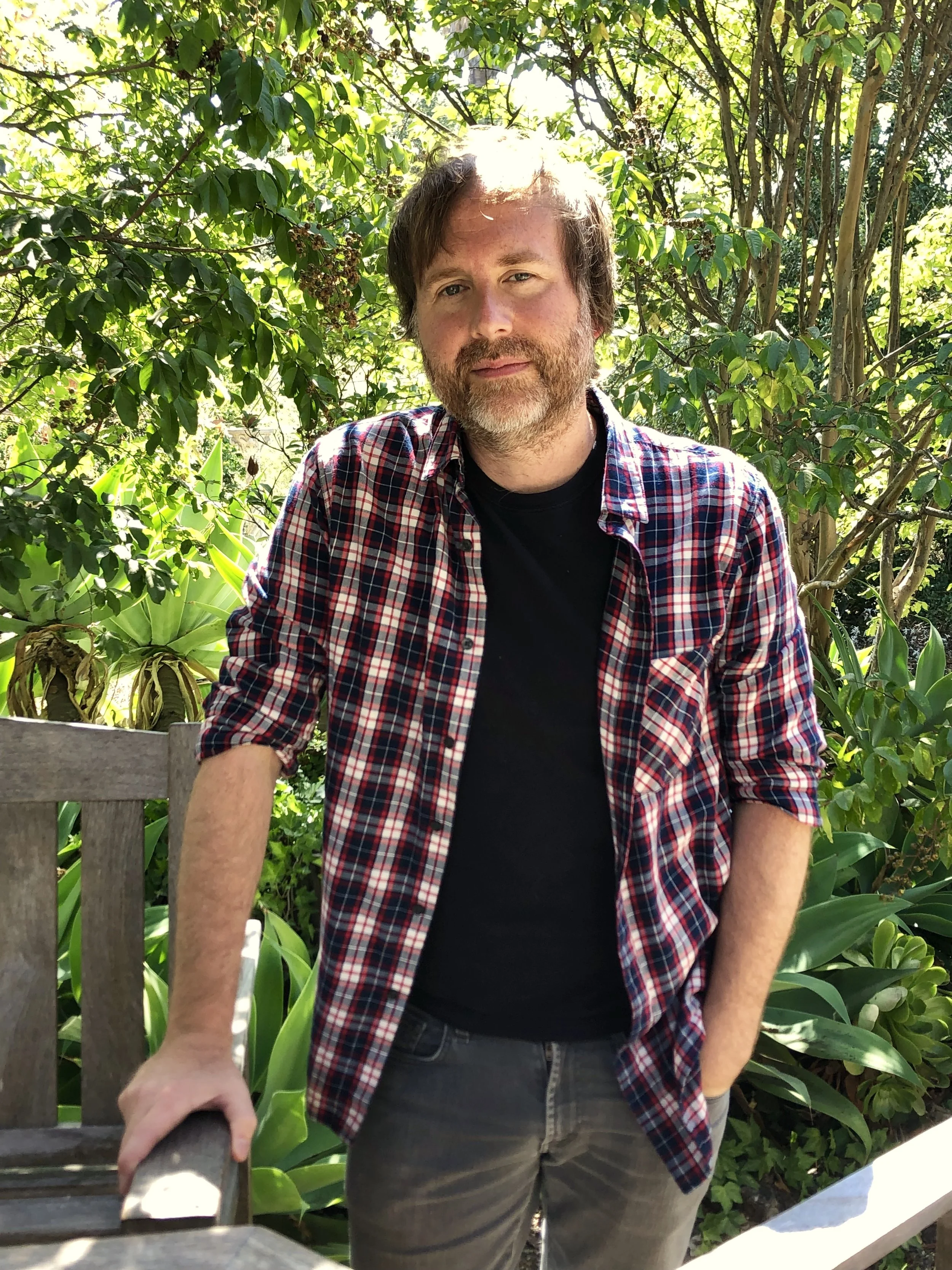 22 – Richard Jankovich and I at Arlington Gardens