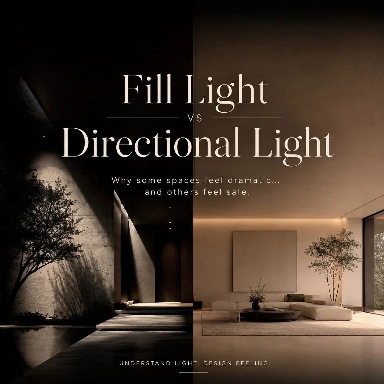 I thought it would be a cool idea to visually represent the differences between directional light and fill light.

Sometimes seeing a concept side by side makes it click.

Which approach do you find yourself drawn to most?

Save this for later if you