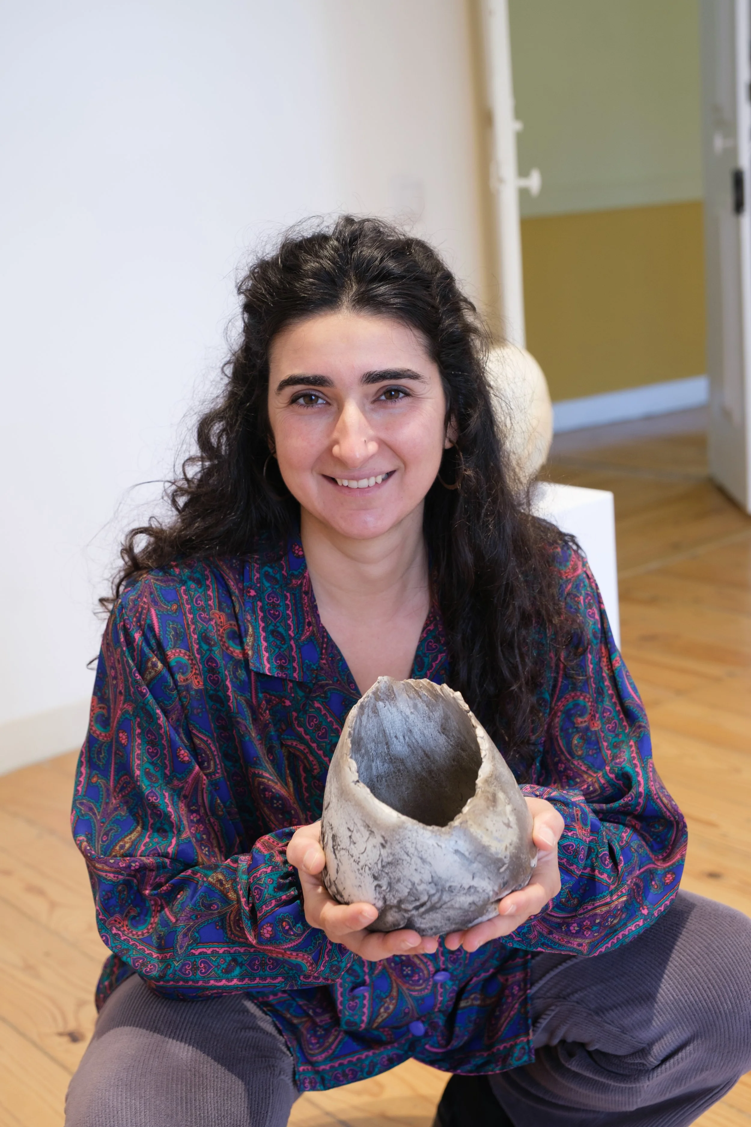 Madalena Marques, 2026 Ceramic Arts. 2026 Teaching Fellow. Madalena is an artist whose practice centers on ceramic processes as a form of creative expression. Guided by intuition and sensitivity, she finds in clay her material of choice—one that enab