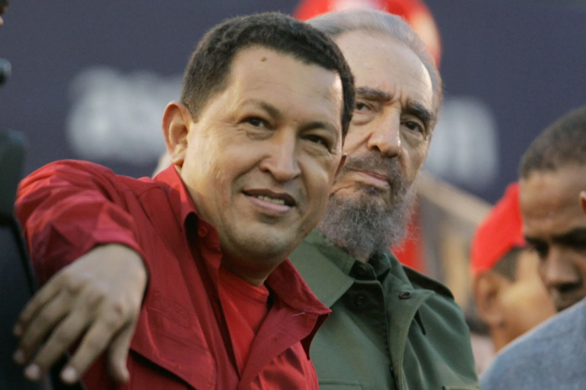 Hugo Chávez and Fidel Castro
