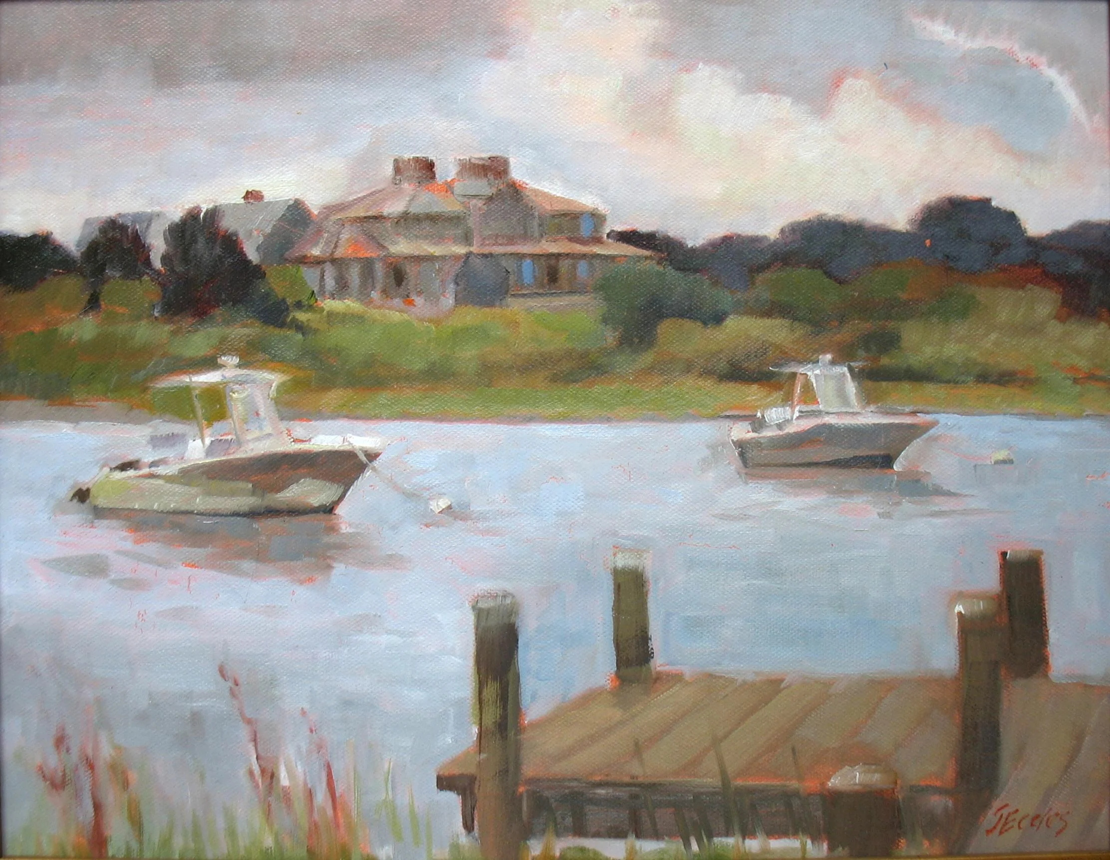 Grey Sky Stage Harbor - Jane Eccles