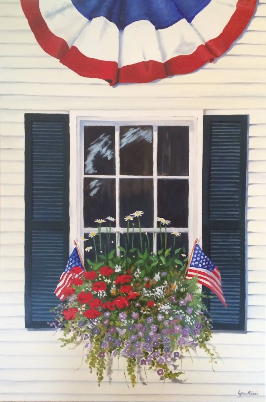 Patriotic Window Box