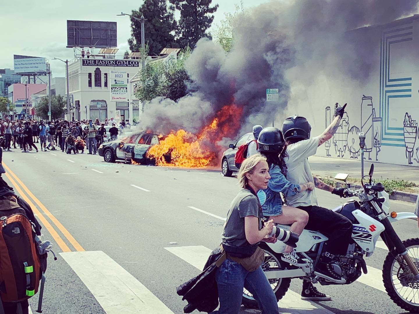 Today was a crazy day. #georgefloyd #blm #losangeles