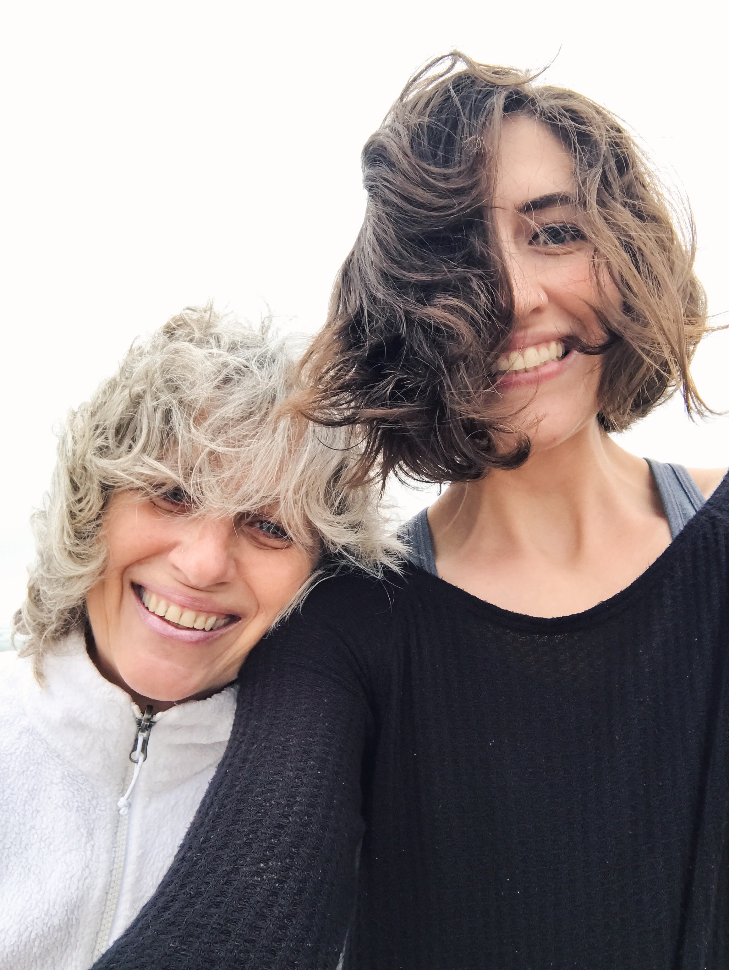 Mum and I at the beach <3