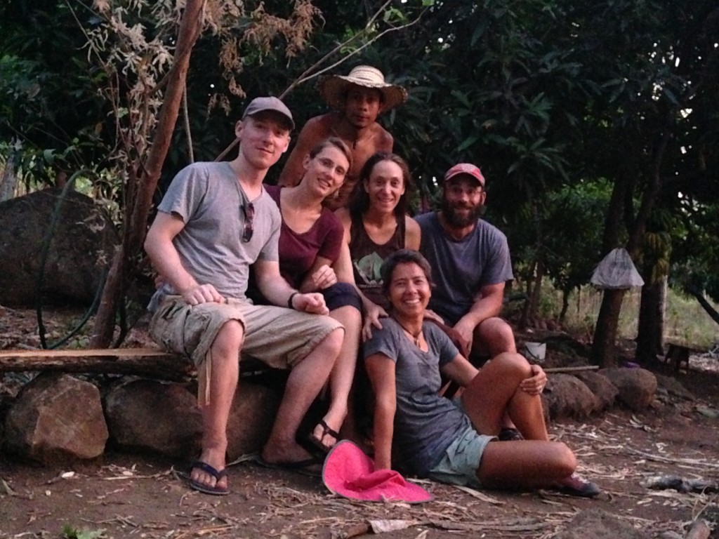 Our Workaway crew on Ometepe Island.
