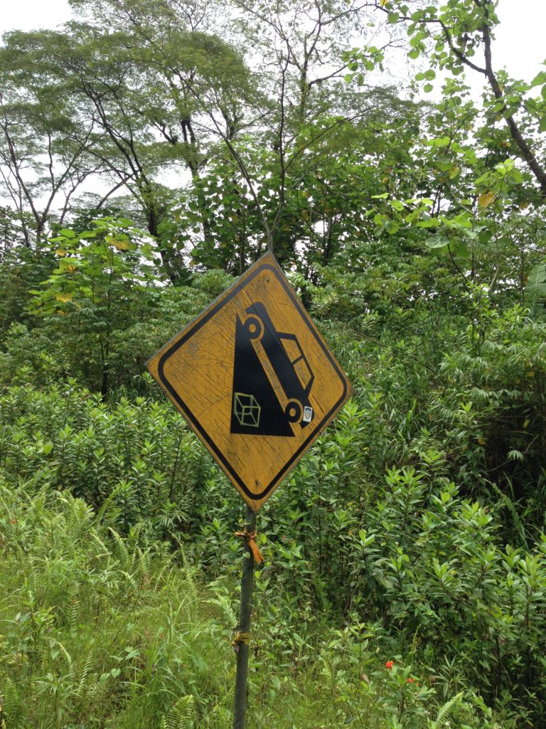 Heading into the Cordillera Central which cuts through the middle of Panama. Yikes!
