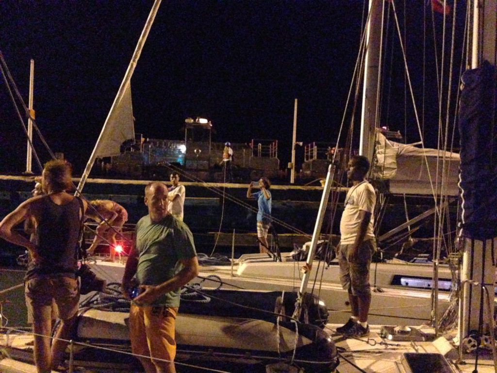 Everyone on our flotilla was awed by passage through the Canal.