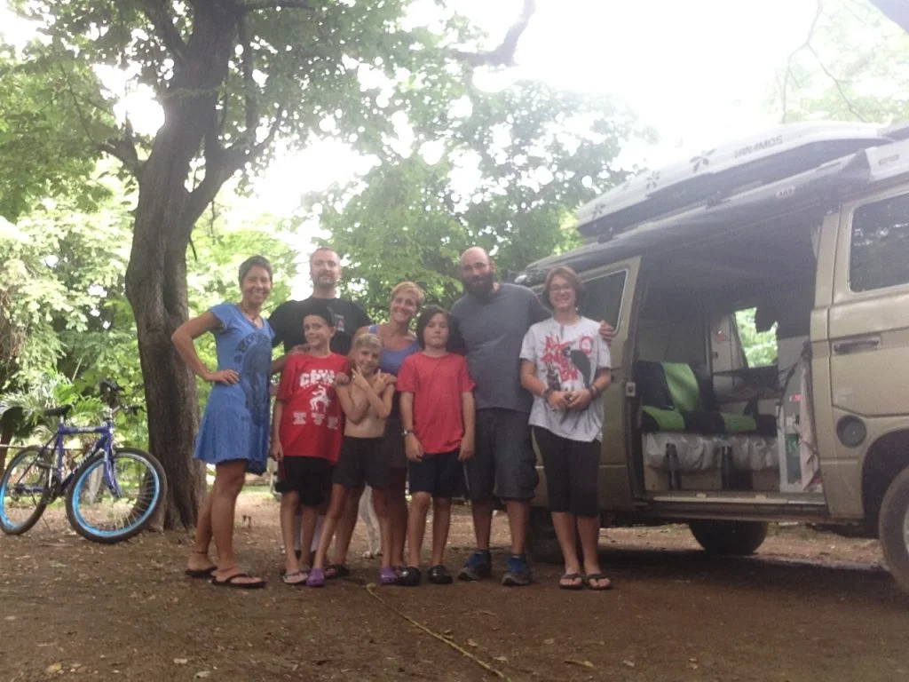 Vanamos family with our gracious hosts moments prior to departure.