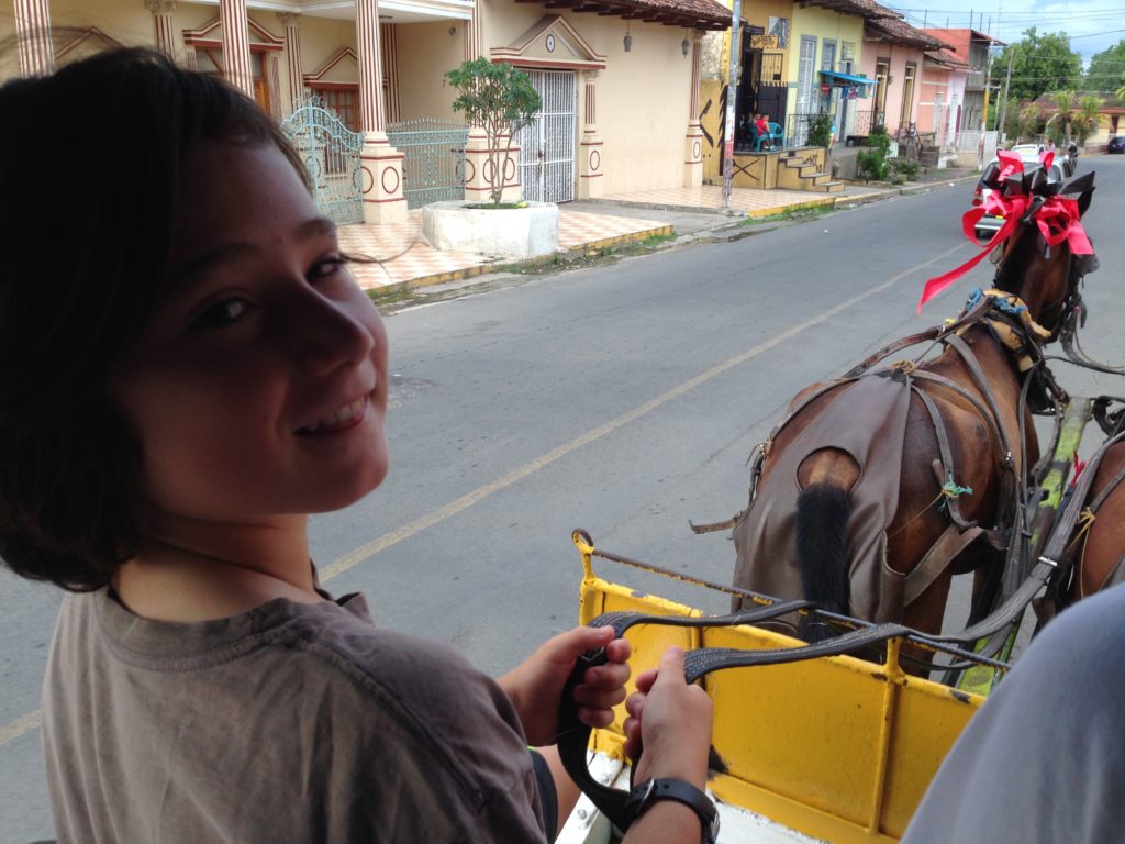J at the reins