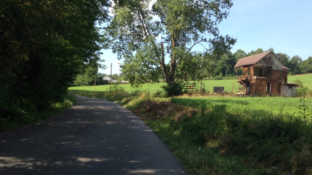 Abandoned farmhouse in VA. Scenery along the country roads is more interesting.