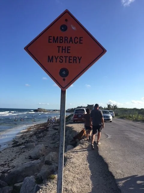 300 pesos for tacos, street signs like this one, and wheat grass smoothies. There was a lot to um . . . like . . . about Tulum.