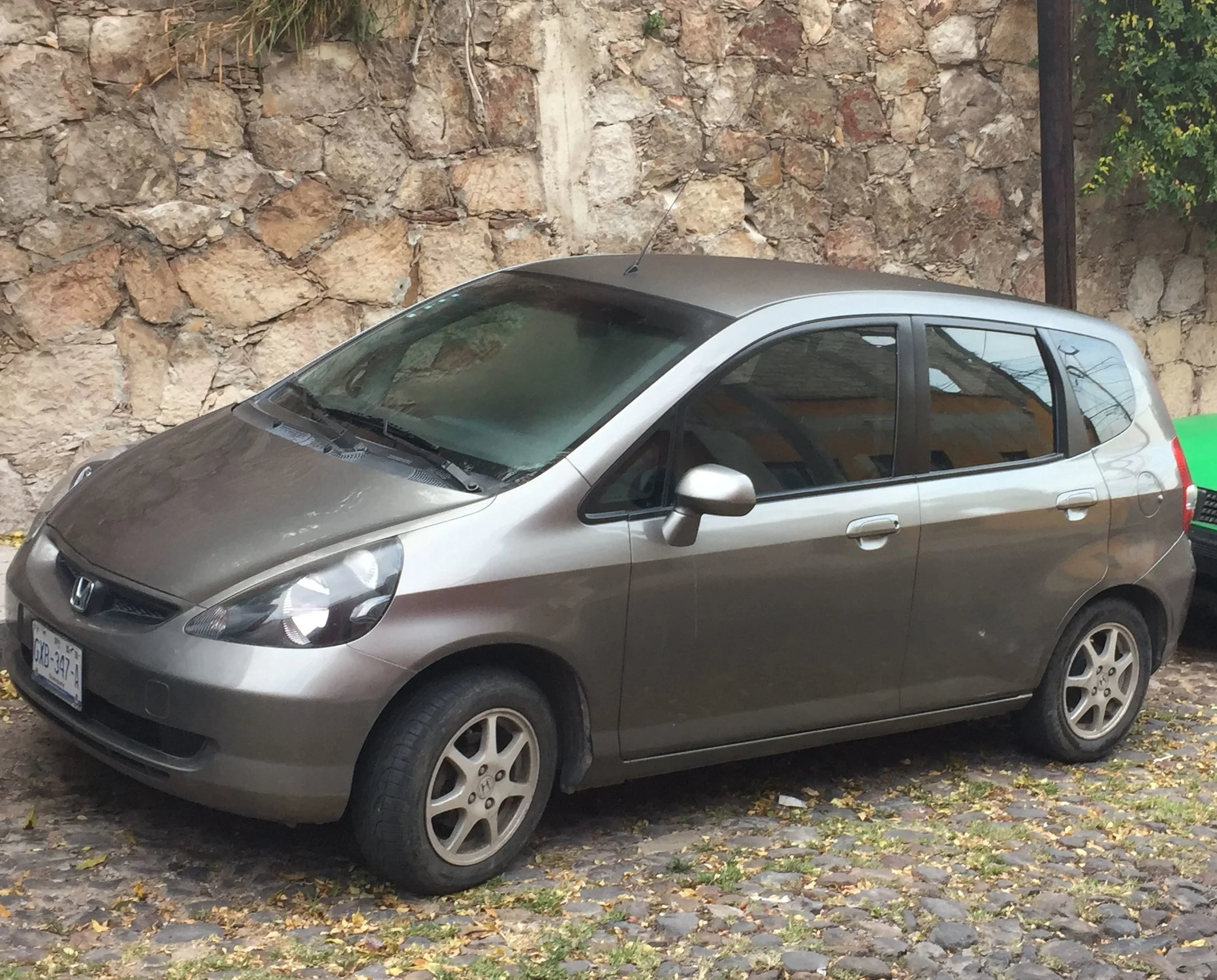 The Honda Fit is a practical - if not flashy - car for climbing the hills and navigating the alleys of San Miguel de Allende.