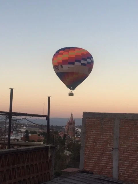 The view from bed each morning.