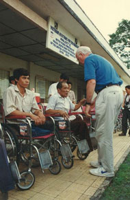 Senator Leahy in Thu Duc District in 1996