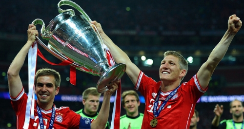 Products of the Bayern Munich II youth team, Philipp Lahm and Bastian Schweinstiger