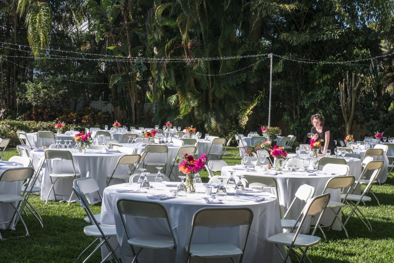 String Lights, Tables, & Linens