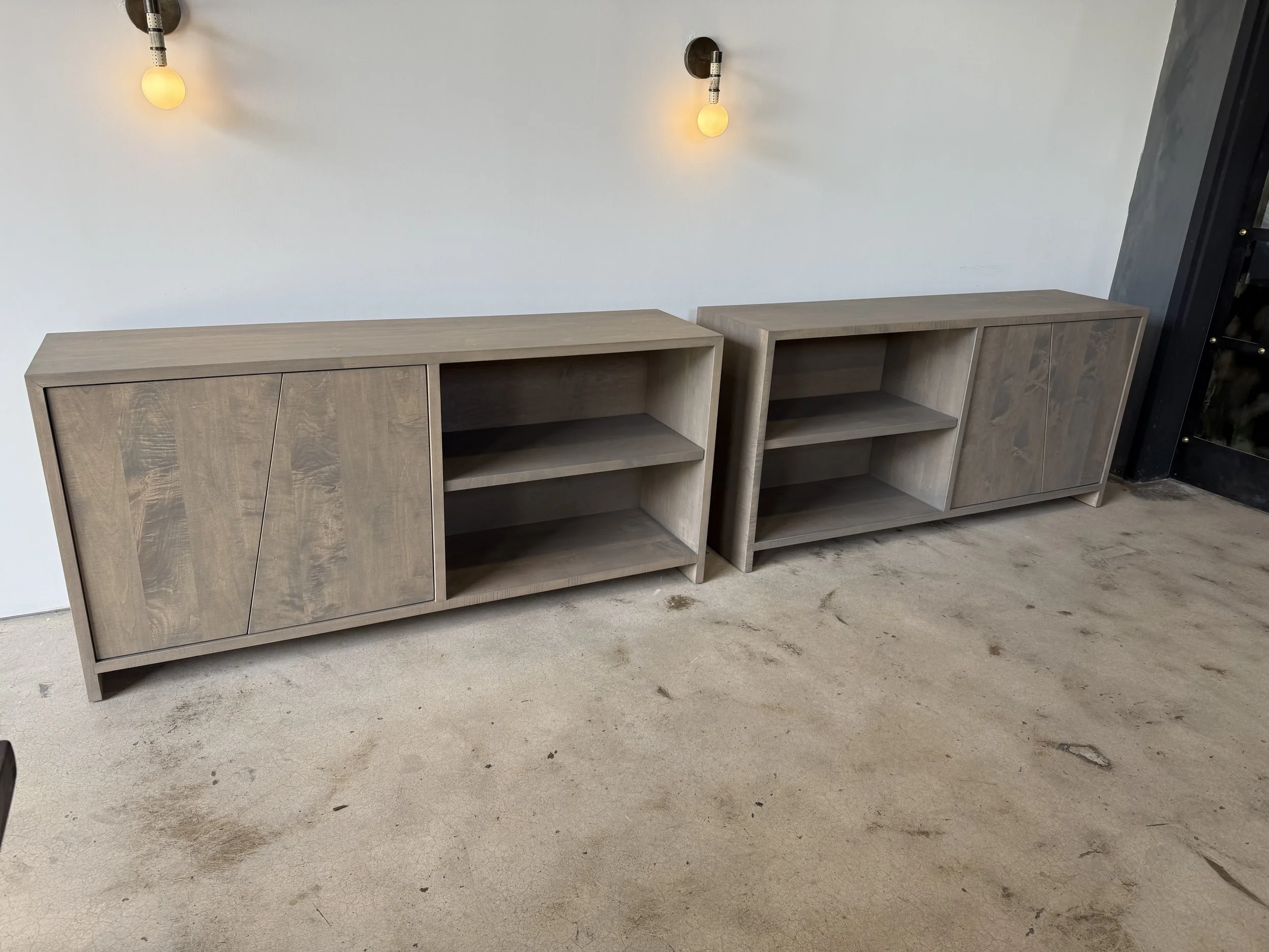 Maple cabinets