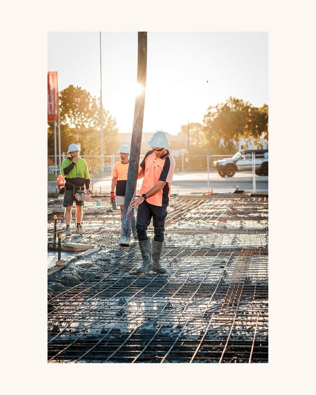 An early start for a sunrise concert pour for @greybirdbuilding last week.