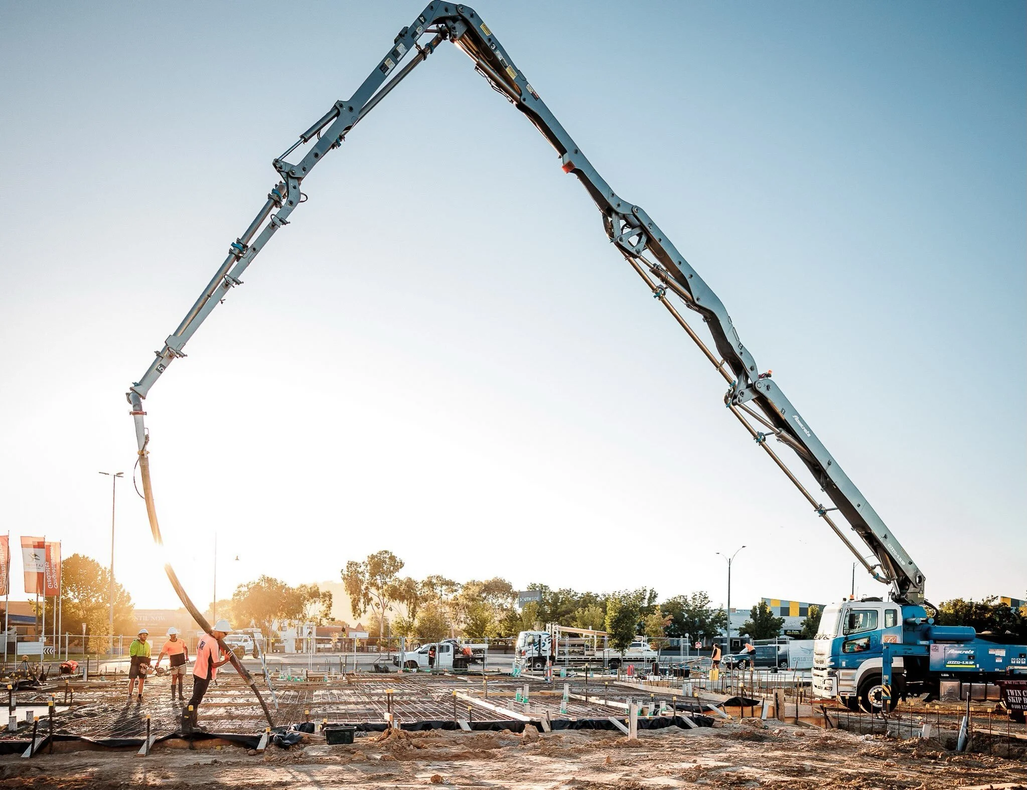 From a sunrise concrete pour back in March, to framing in April, to completion in October. Some photo shoots just take time.