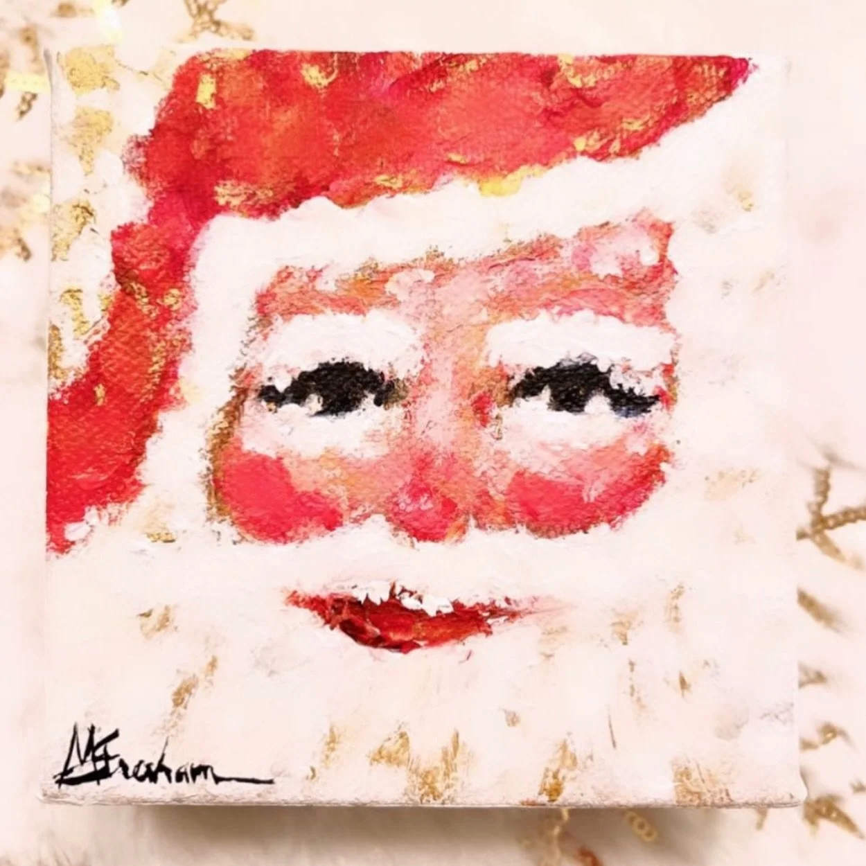 ✨IT&rsquo;S TIIIIIIME✨My Christmas Shop opens this Sunday 11/9 at noon EST with free shipping. Thank you for shopping my #smallbusiness❤️
#comingsoon #giftideas 
.
.
.
.
.
#melissagreshamfineart #yeahthatgreenville #gvlarts #christmasornaments #pursu