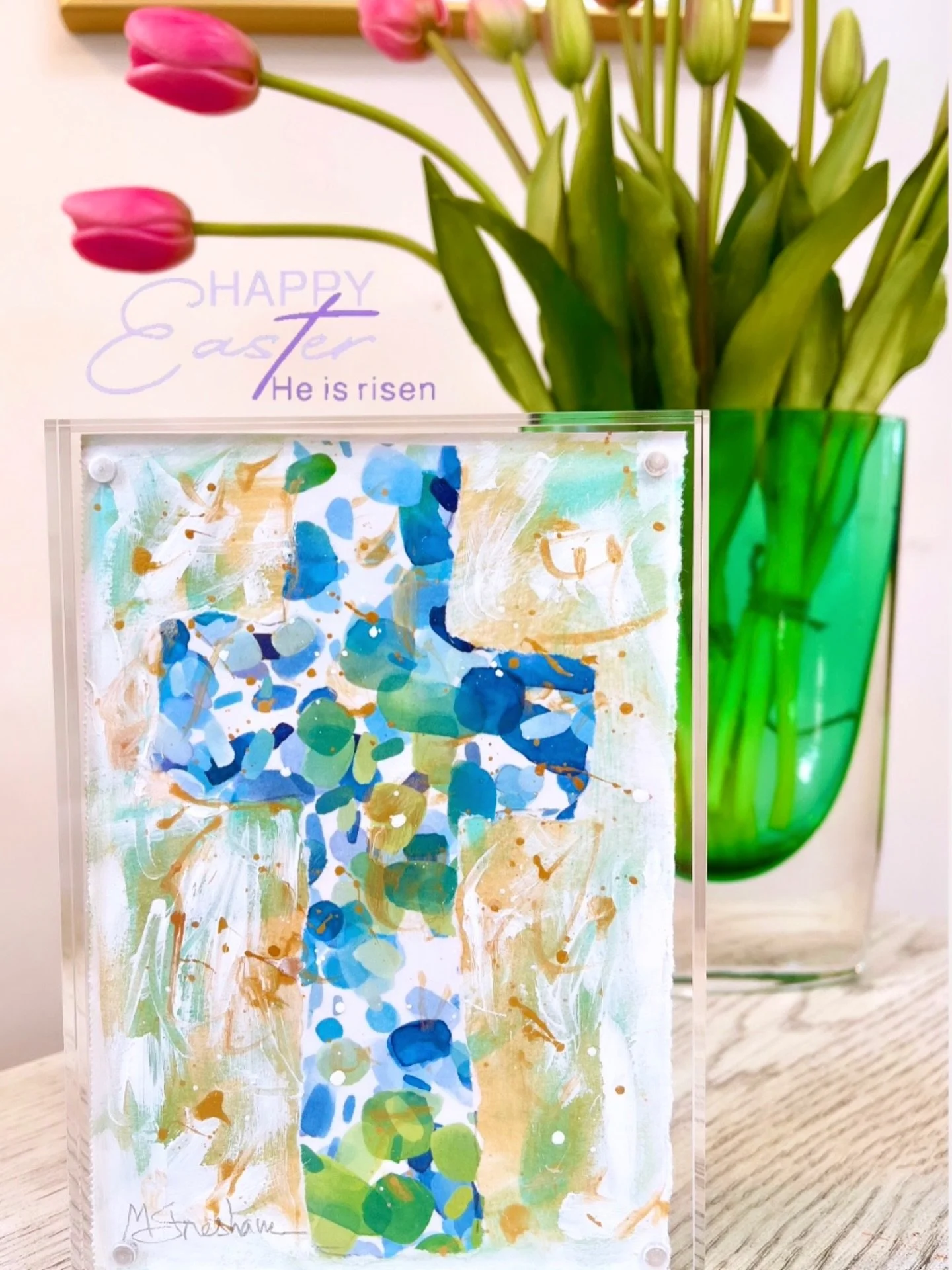 ✨He Is Risen✨Have a Blessed and Happy Easter friends! #heisrisen #jesus #easter #thankful #art