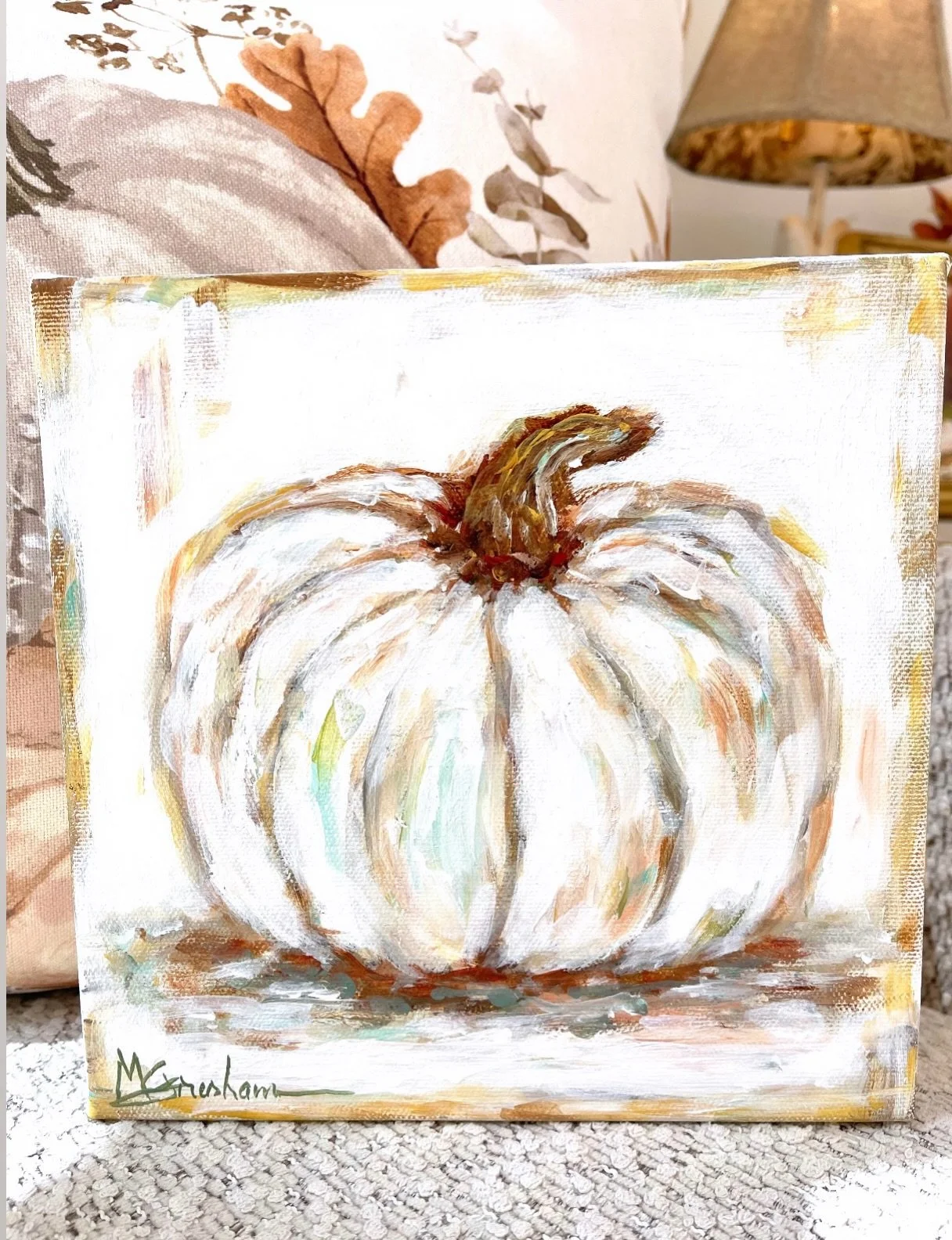 🍁Happy Fall Y&rsquo;all🍁Shop my Pumpkin Sale now in my Fall Shop with free shipping! Hurry, limited quantities. #falldecor #yeahthatgreenville #shopsmall #art #artsale