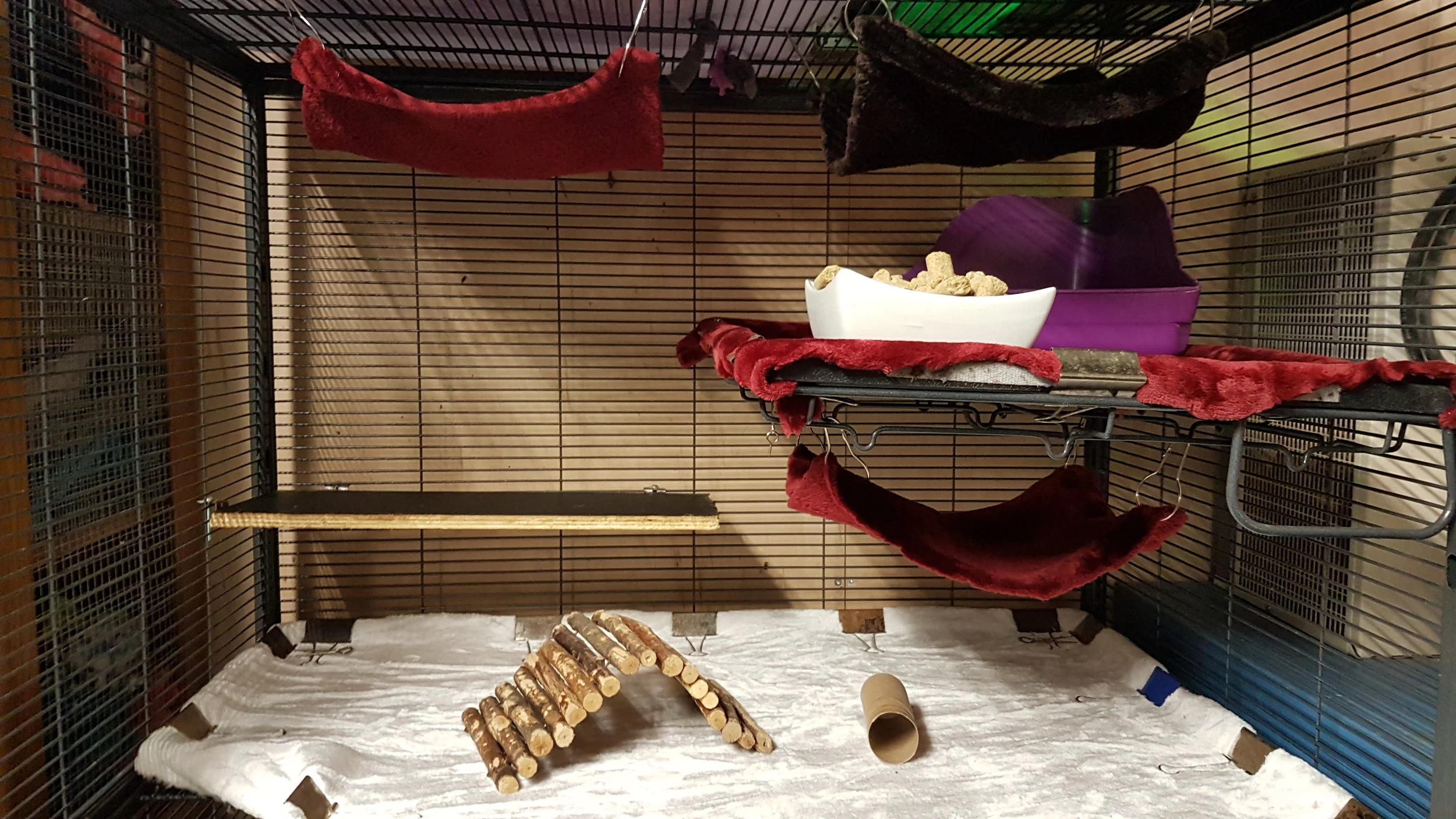 Red and white fleece for Christmas! 