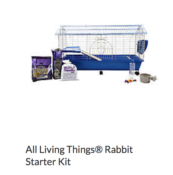 All Living Things Rabbit Starter Kit - Not appropriate size wise for rats. Food that comes with this is inappropriate for rats. Fine as a carrier.