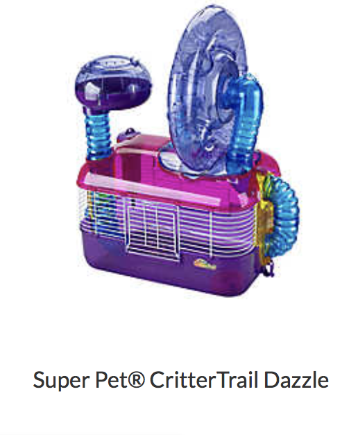 Super Pet Critter Trail Dazzle - Not appropriate size wise for rats. Cannot be used as a carrier.