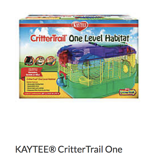 Kaytee CritterTrail One - Not appropriate size wise for rats. Fine as a carrier if wheel is removed.