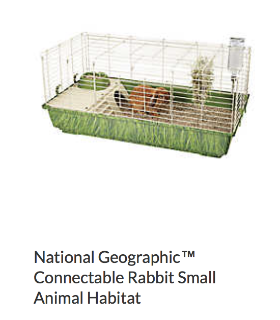 National Geographic Connectable Rabbit Small Animal Habitat - Not appropriate size wise for rats. Fine as a carrier, bar spacing may be too big for babies.