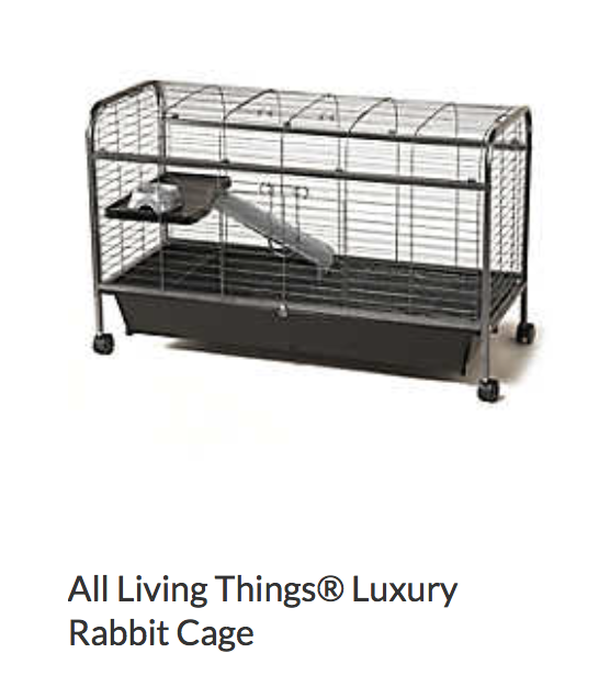 all living things rabbit hutch