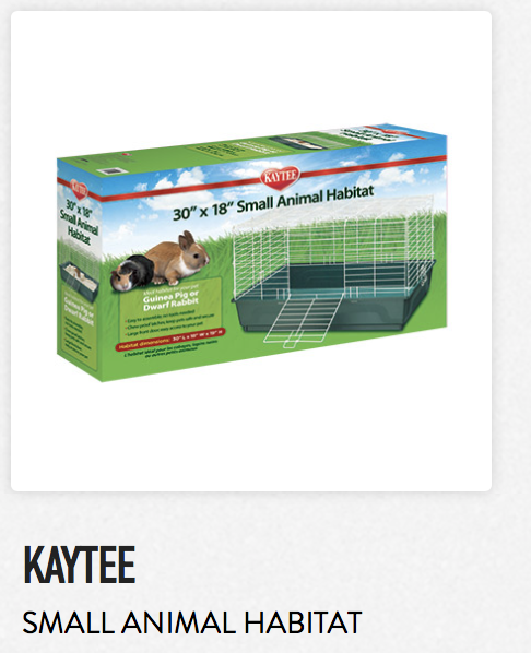 Kaytee Small Animal Habitat - Not appropriate size wise for rats. Fine as a carrier.