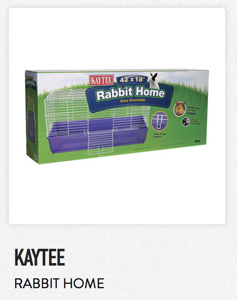 Kaytee Rabbit Home Not appropriate size wise for rats. Fine as a carrier.