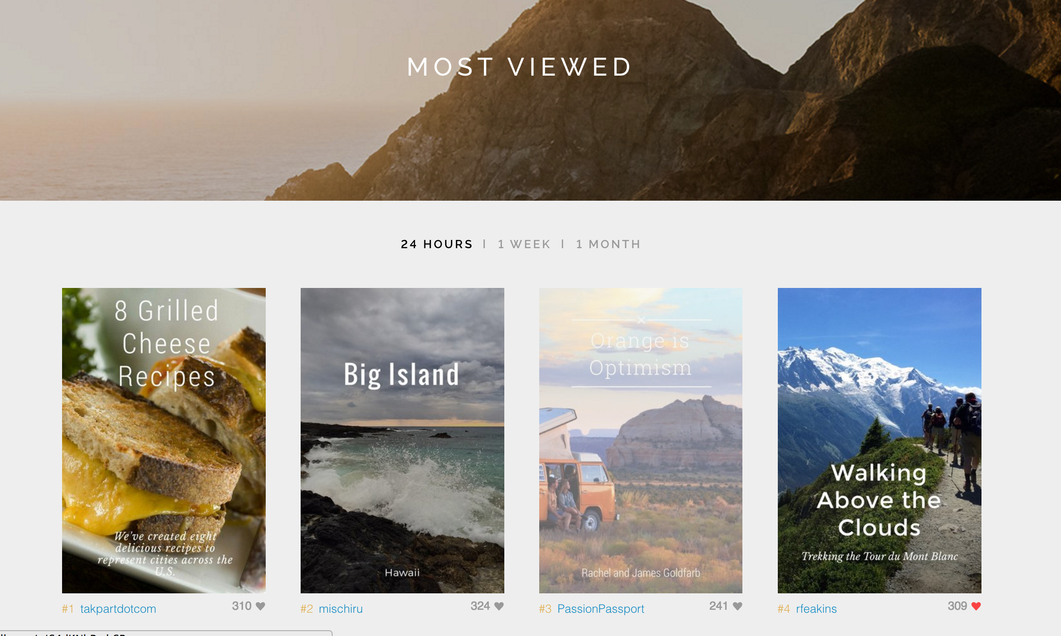 My story on the Tour du Mont Blanc for Mountain Travel Sobek was the fourth most viewed story on Steller.