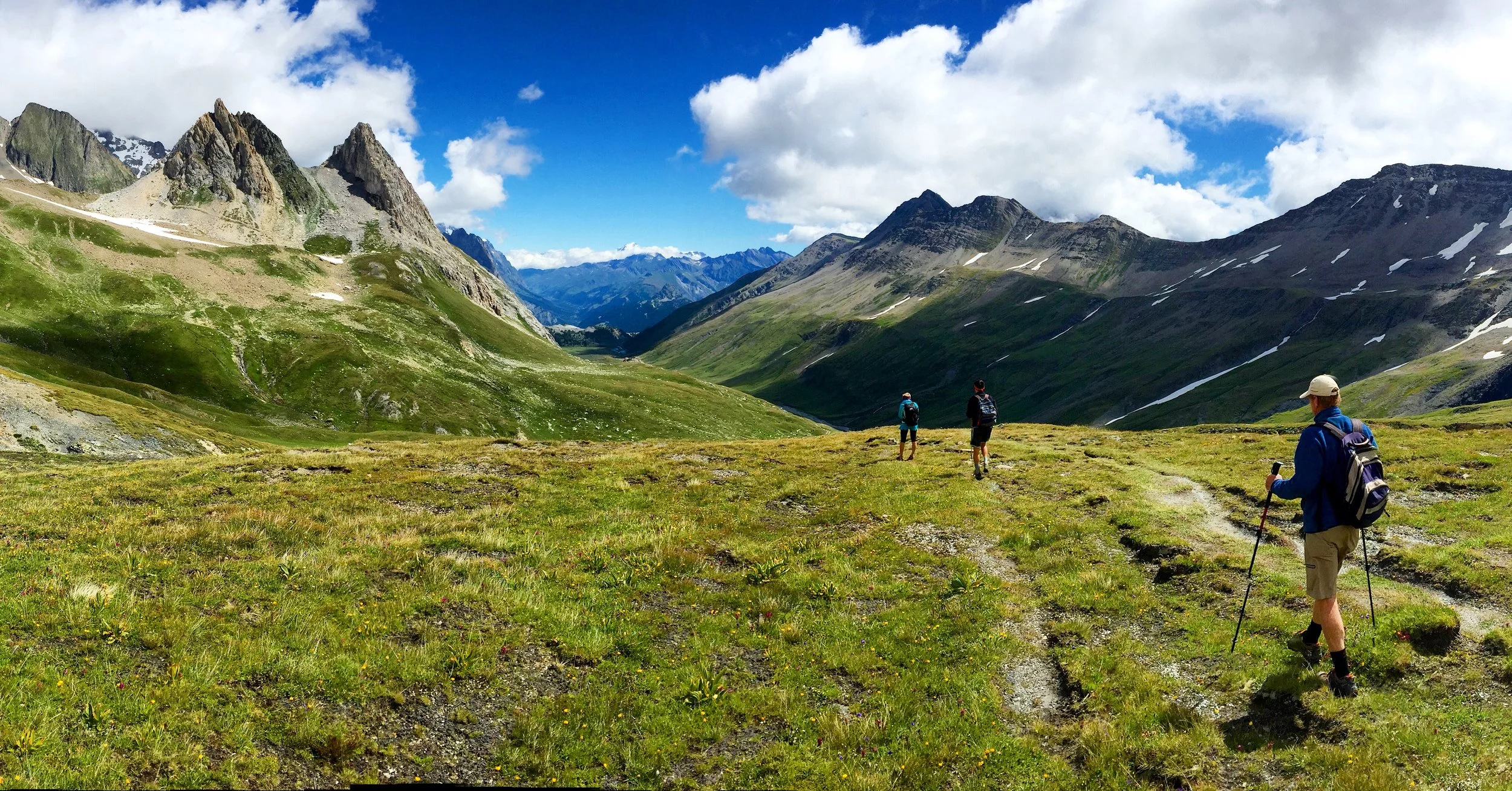 Hiking on the Tour du Mont Blanc