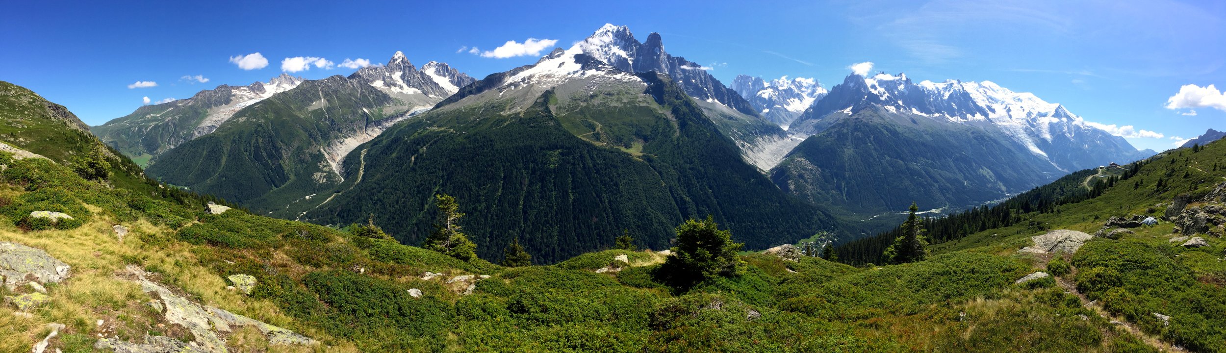 Chamonix Valley in all of its glory.