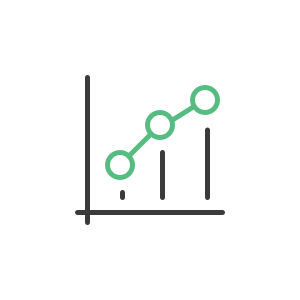 Key stats made easy Set up your metrics in a couple of clicks & automatically display new data each month.
