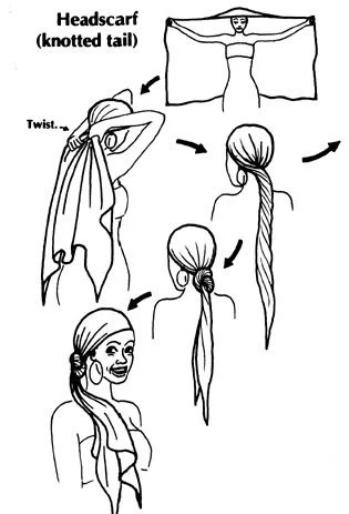 One Way to Use a Large Wrap