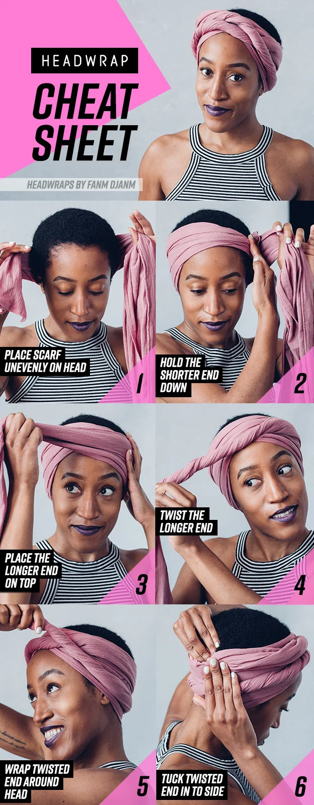 Head Wrap Cheat Sheet