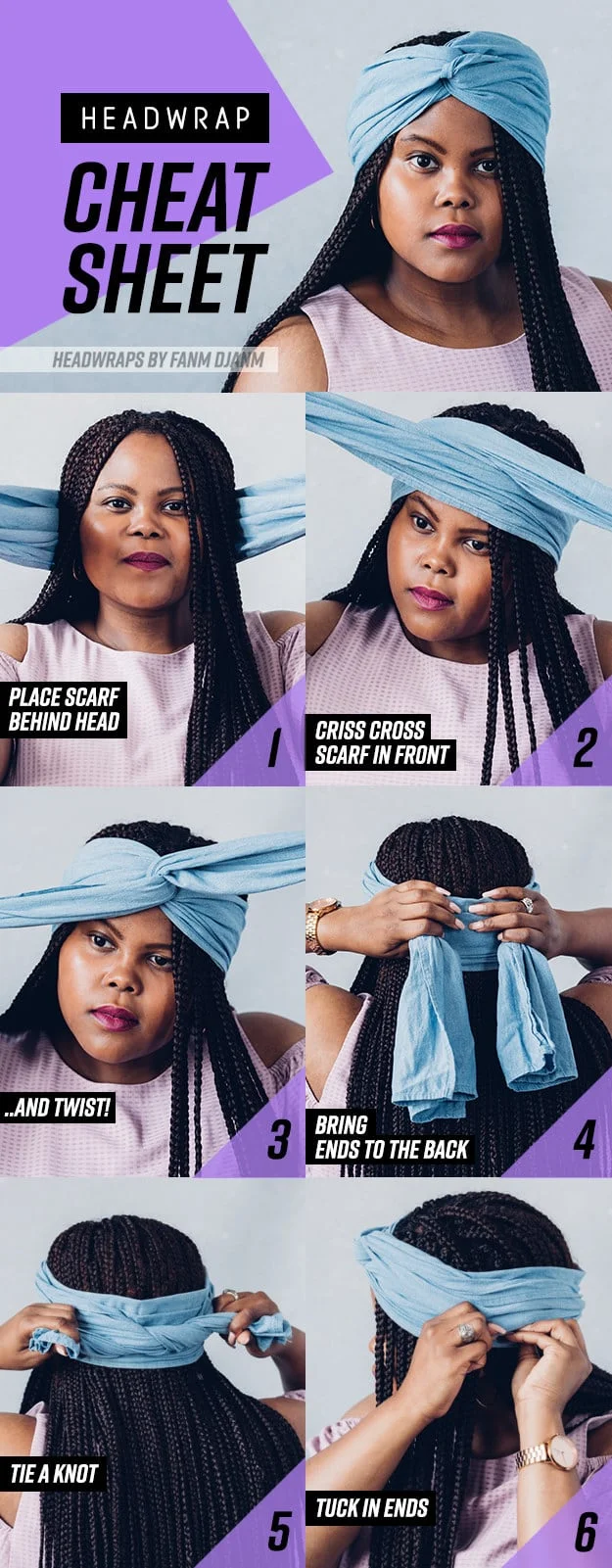 Head Wrap Cheat Sheet