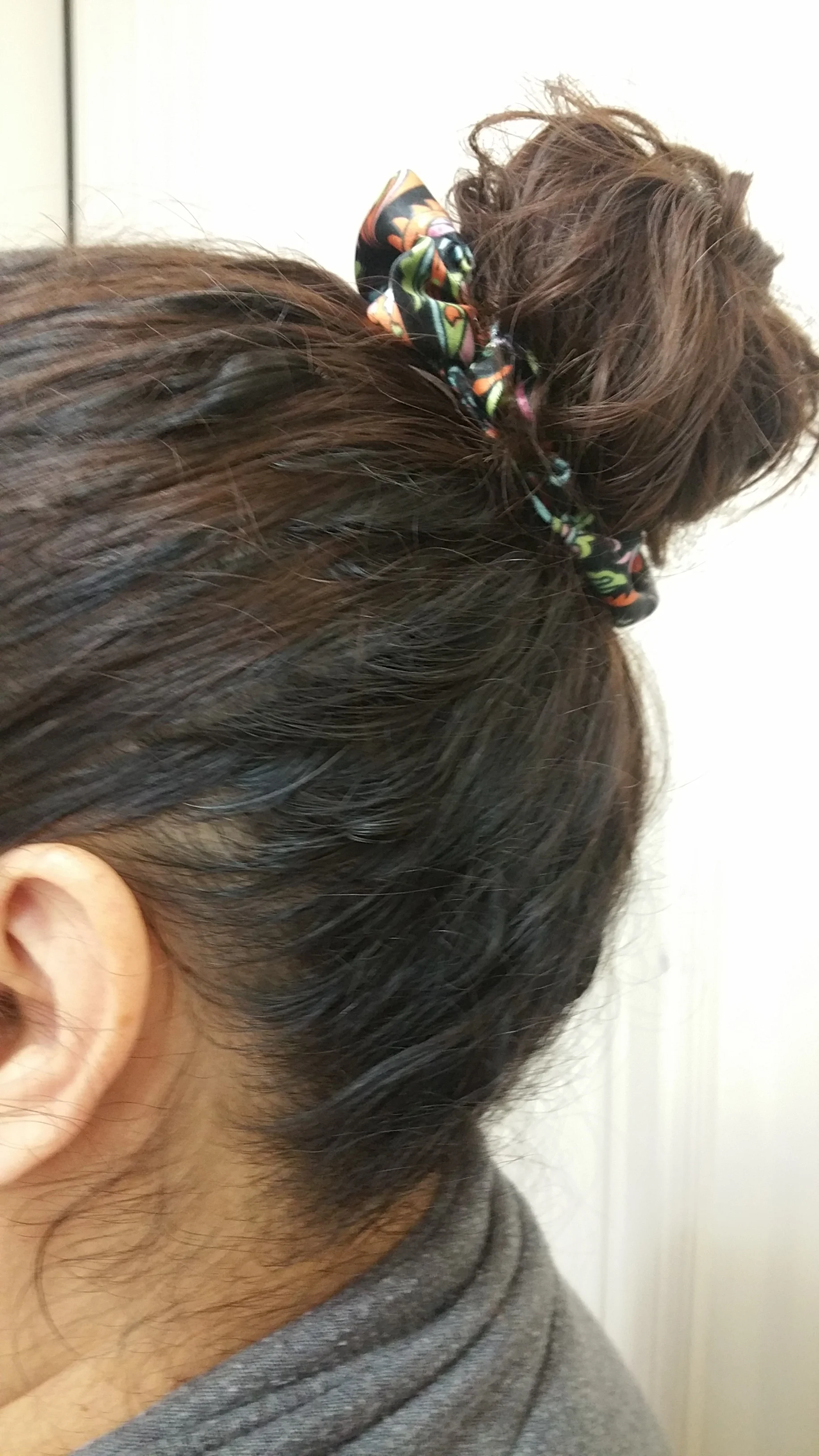 Summer Nights Satin Scrunchie