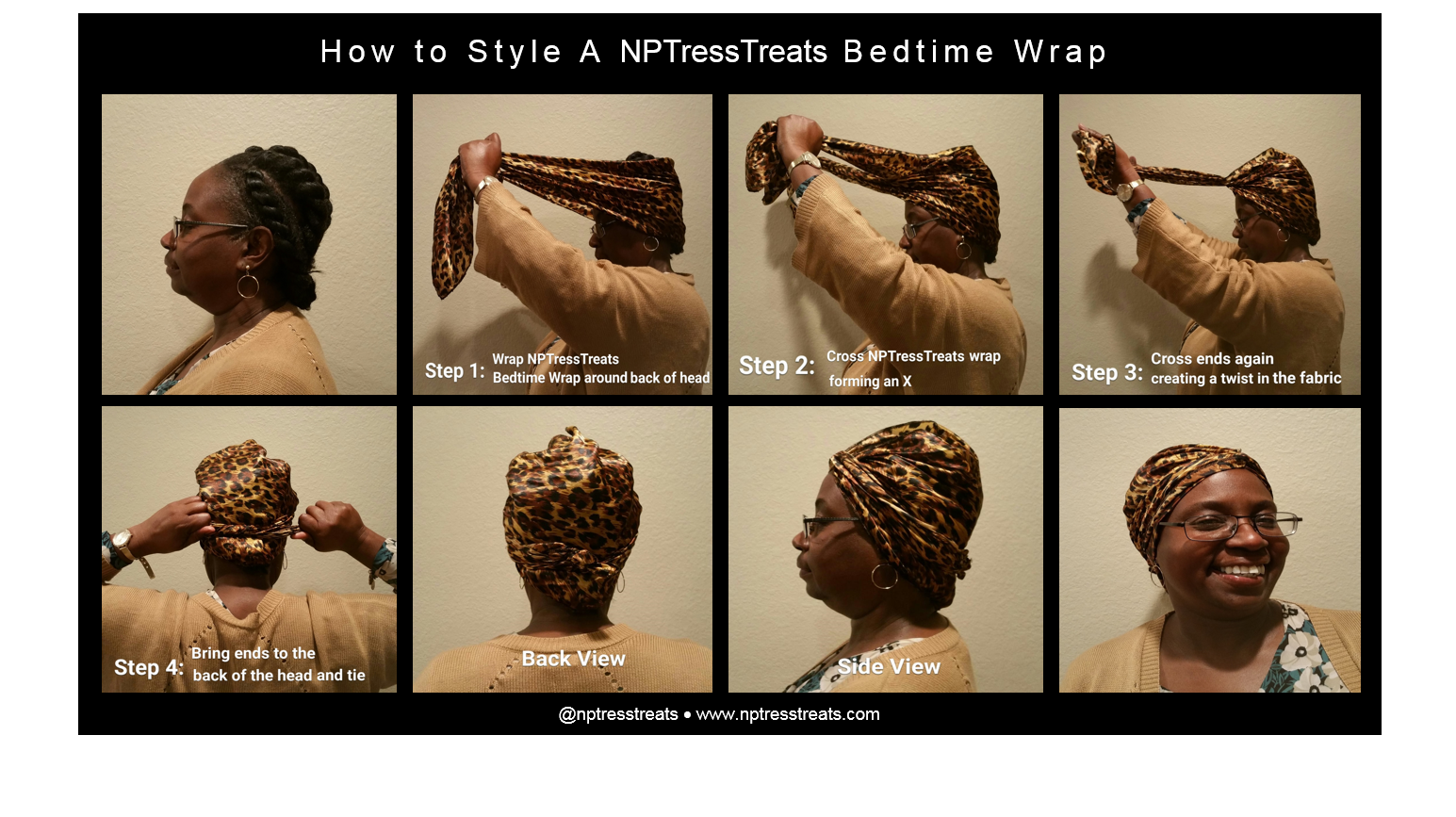 How to Style a NPTressTreats Bedtime Wrap