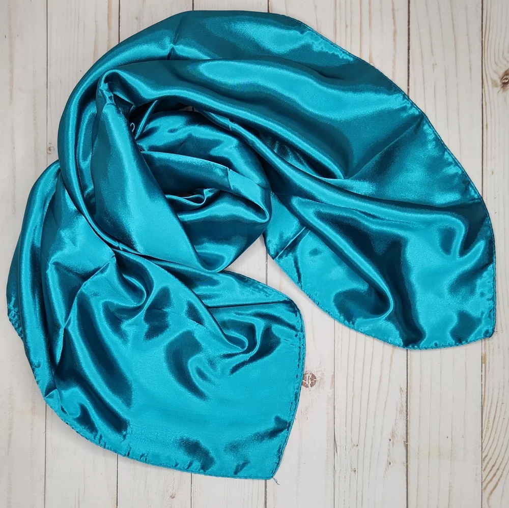 Silky Satin Scarf for Hair Styling and Preventing Hair Damage